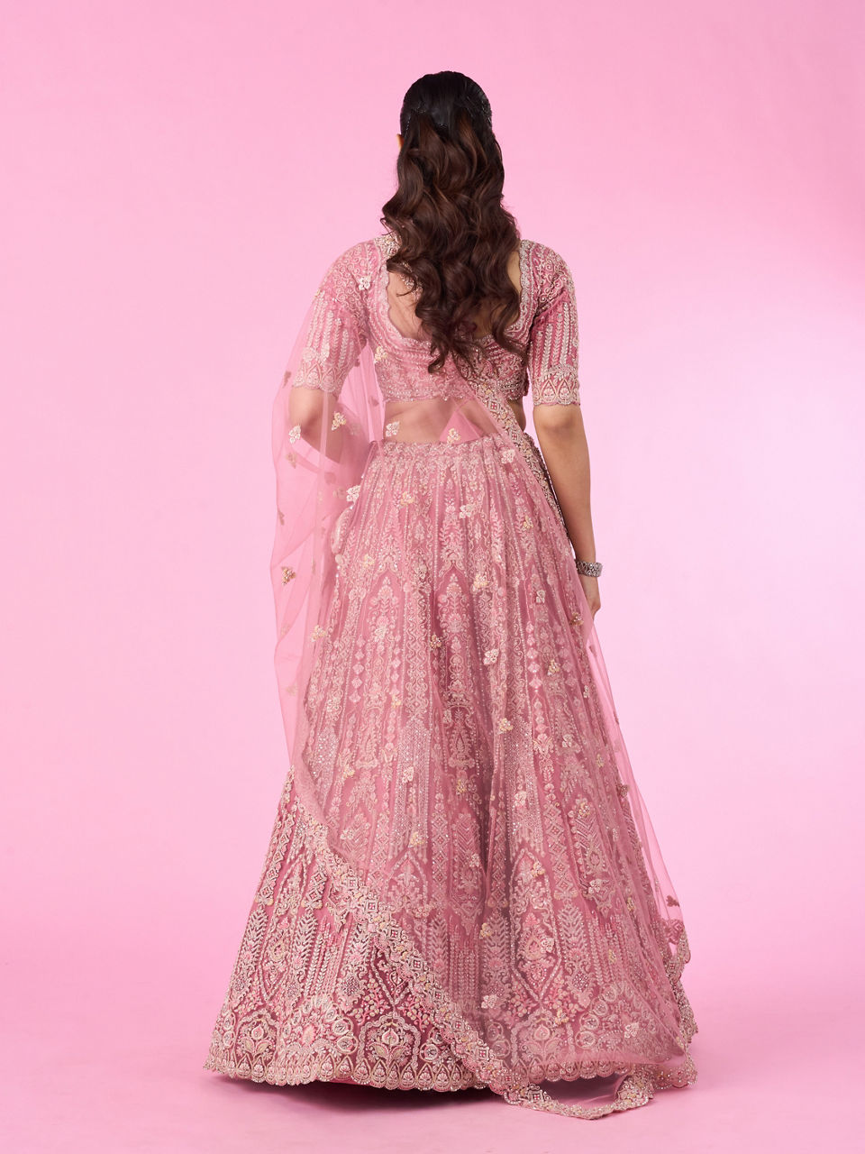 Candy Pink Bridal Lehenga
